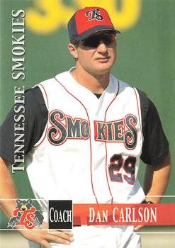 2005 Grandstand Tennessee Smokies #NNO Dan Carlson Front