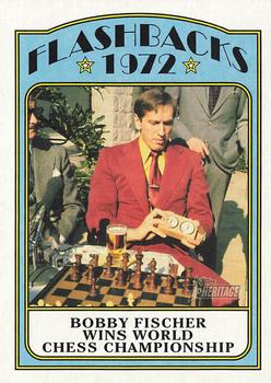 2021 Topps Heritage - News Flashbacks #NF-BF Bobby Fischer Front