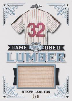 2021 Leaf Lumber - Game Used Lumber Platinum #GUL-94 Steve Carlton Front