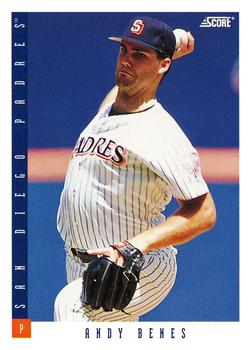 1993 Score #91 Andy Benes Front