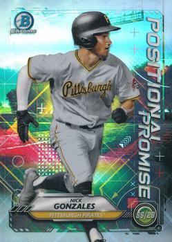 2021 Bowman - Chrome Positional Promise #POS-NG Nick Gonzales Front