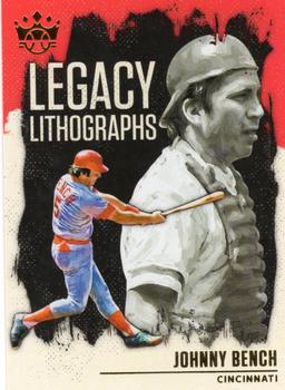 2021 Panini Diamond Kings - Legacy Lithographs #LL-7 Johnny Bench Front