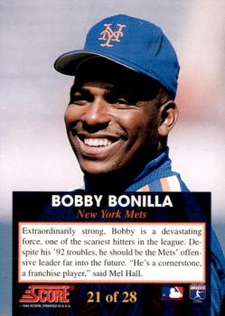 1993 Score - The Franchise #21 Bobby Bonilla Back