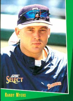 1993 Select #215 Randy Myers Front