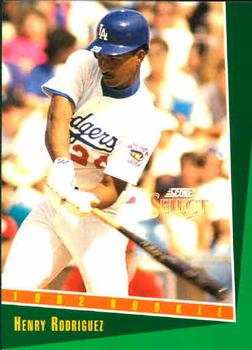 1993 Select #404 Henry Rodriguez Front