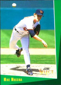 1993 Select #92 Mike Mussina Front