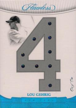2018 Panini Flawless - Legends Gems #LG5 Lou Gehrig Front
