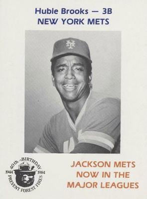 1984 Jackson Mets in Majors Smokey #NNO Hubie Brooks Front