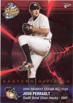 2005 MultiAd Midwest League All-Stars Eastern Division #28 Josh Perrault Front