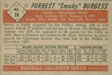 1953 Bowman Color #28 Forrest 