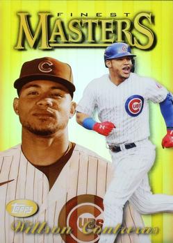 2021 Finest - 1997 Topps Finest Masters Gold Refractor #97FM-WC Willson Contreras Front