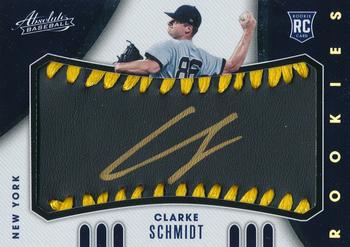 2021 Panini Absolute - Rookie Baseball Material Signatures Black Gold #133 Clarke Schmidt Front