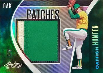 2021 Panini Absolute - Patches Holo Silver #PAT-CH Catfish Hunter Front