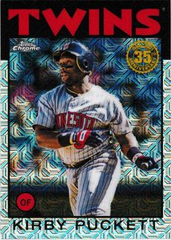 2021 Topps - 1986 Topps Baseball 35th Anniversary Chrome Silver Pack (Series Two) #86TC-70 Kirby Puckett Front