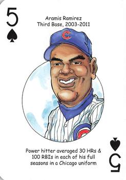 2015 Hero Decks Chicago Cubs Baseball Heroes Playing Cards #5♠ Aramis Ramirez Front