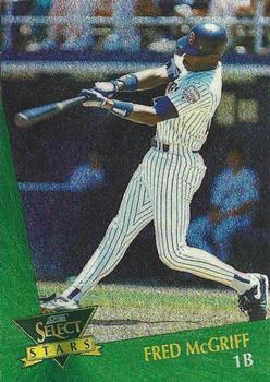 1993 Select - Stars #1 Fred McGriff Front