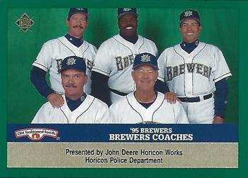 1995 Milwaukee Brewers Police - John Deere Horicon Works, Horicon Police Department #NNO Brewers Coaches Front