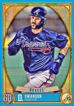 2021 Topps Gypsy Queen - Blue #153 Dansby Swanson Front