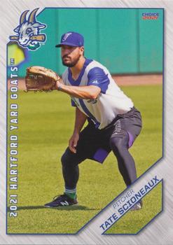 2021 Choice Hartford Yard Goats #28 Tate Scioneaux Front