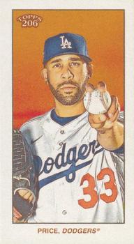 2021 Topps 206 - Drum (Wave 4 Exclusive) #NNO David Price Front
