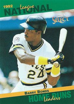 1993 Score - Select Stat Leaders #29 Barry Bonds Front