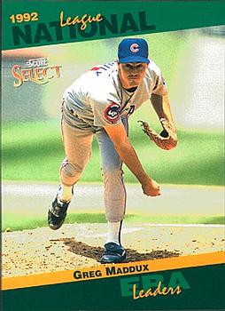 1993 Score - Select Stat Leaders #84 Greg Maddux Front
