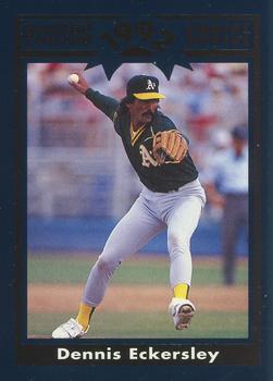 1992 Cartwrights Players Choice - Blue Foil #40 Dennis Eckersley Front