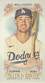 2021 Topps Allen & Ginter - Mini Exclusives Extended #363 Cody Bellinger Front