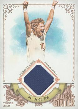 2021 Topps Allen & Ginter - Full-Size Relics A #AGA-MA Michelle Akers Front