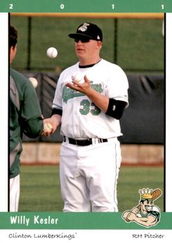 2011 Grandstand Clinton LumberKings #NNO Willy Kesler Front