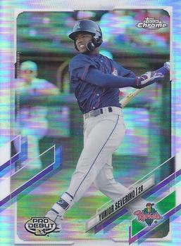 2021 Topps Pro Debut - Chrome Refractor #PDC-75 Yunior Severino Front