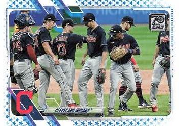 2021 Topps - Blue Star #459 Cleveland Indians Front