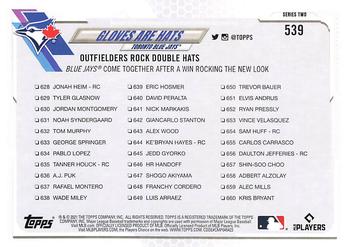 2021 Topps - Blue Star #539 Gloves are Hats Back