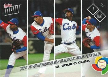 2017 Topps Now - World Baseball Classic #W-7S El Equipo Cuba Front
