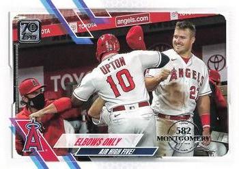 2021 Topps - 582 Montgomery #166 Elbows Only Front