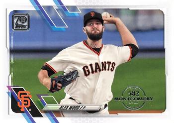 2021 Topps - 582 Montgomery #643 Alex Wood Front