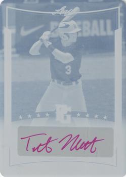 2014 Leaf Perfect Game - Autographs Printing Plates Cyan #A-TM2 Tristan Metten Front