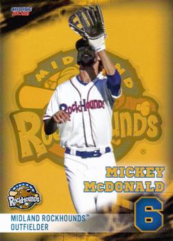 2021 Choice Midland RockHounds #21 Mickey McDonald Front