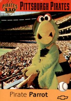1996 Chevrolet Pittsburgh Pirates #NNO Pirate Parrot Front