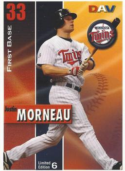 2008 DAV Major League #6 Justin Morneau Front