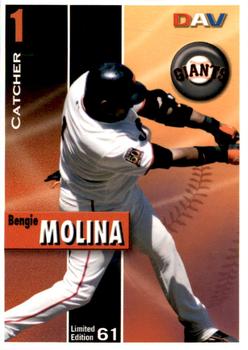 2008 DAV Major League #61 Bengie Molina Front