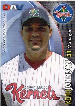 2008 DAV Minor League #247 Keith Johnson Front