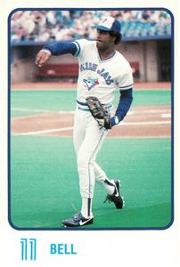 1986 Ault Foods Toronto Blue Jays #NNO George Bell Front