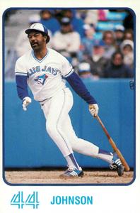 1986 Ault Foods Toronto Blue Jays #NNO Cliff Johnson Front