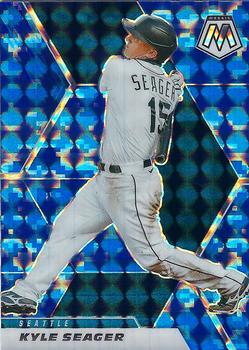 2021 Panini Mosaic - Blue Camo #165 Kyle Seager Front