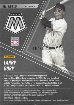 2021 Panini Mosaic - All-Time Greats Blue #ATG10 Larry Doby Back