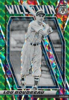 2021 Panini Mosaic - Will to Win Green #WTW11 Lou Boudreau Front