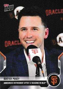 2021-22 Topps Now Off-Season #OS-01 Buster Posey Front