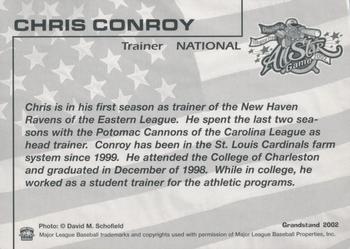 2002 Grandstand AA All-Star Game #NNO Chris Conroy Back