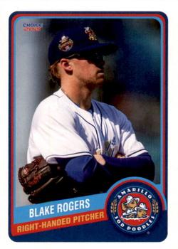 2021 Choice Amarillo Sod Poodles #29 Blake Rogers Front